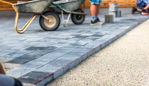 Residential Paver Driveway in Fitchburg, MA